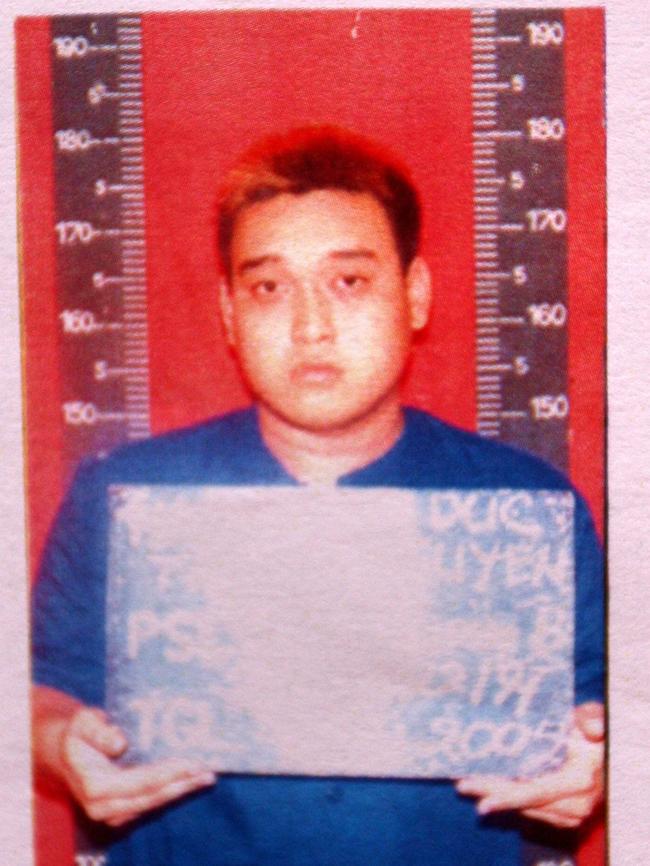 The Indonesian police mugshot of Tan Duc Thanh Nguyen after his arrest on April 19, 2005. Picture: Indonesian Police