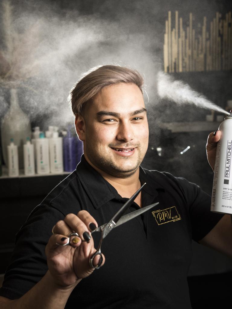 RMV Hair owner Robbie Verwey (Moore) is excited to be named as the best hairdresser in The Chronicle's 2021 Best of Toowoomba series, Wednesday, August 4, 2021. Picture: Kevin Farmer