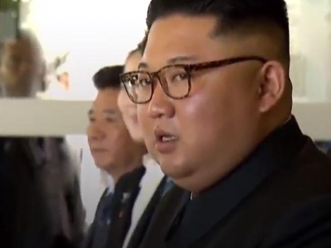 Kim Jong-un looked horrified after Donald Trump’s awkward comment.