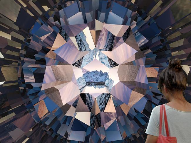 Artist impression of Doug Aitken’s Transformer for Project X. Image: Doug Aitken and DarkLab