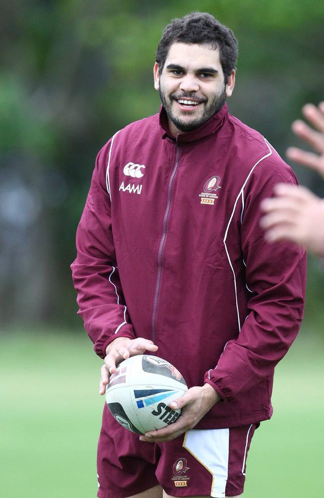 Greg Inglis looked to be on his way to the Broncos. Picture: Peter Wallis