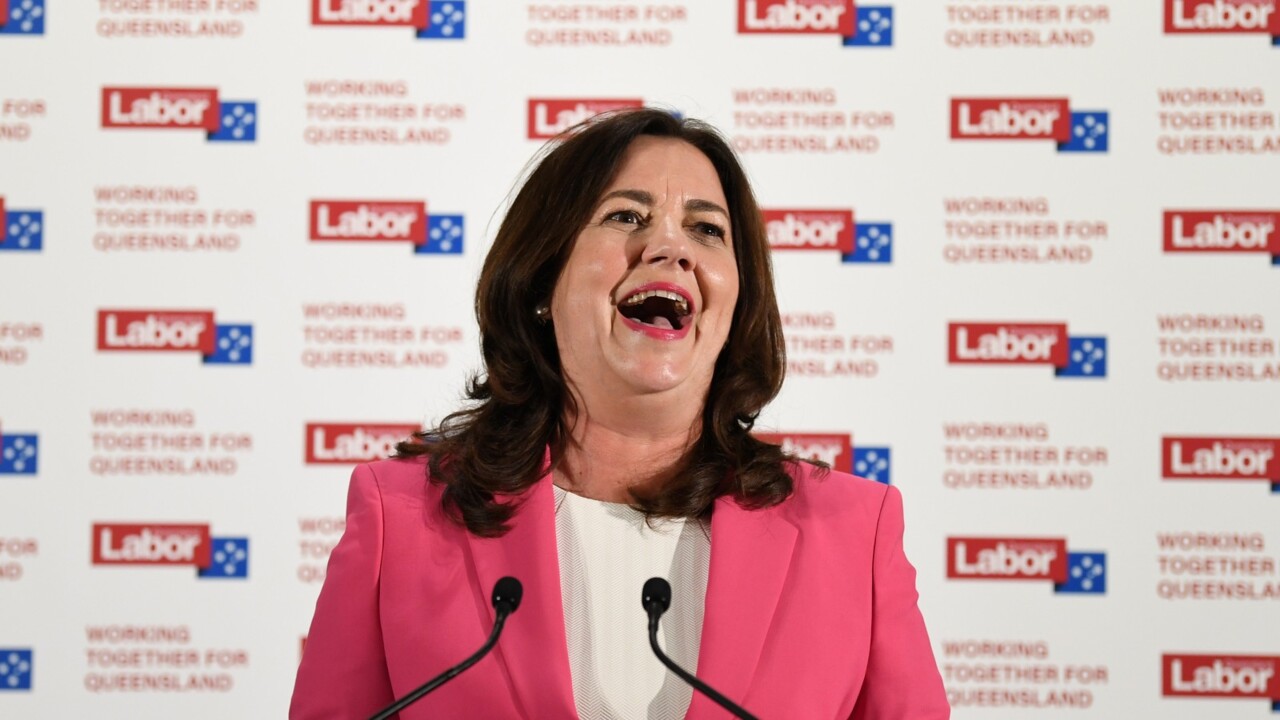 Premier Palaszczuk 'romped home' in state election