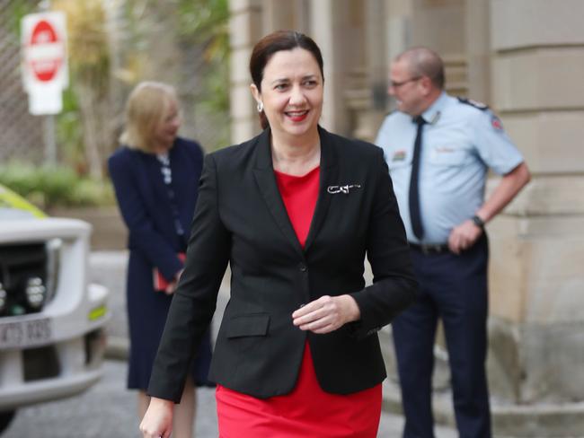 Premier Annastacia Palaszczuk at Parliament. Pic Annette Dew