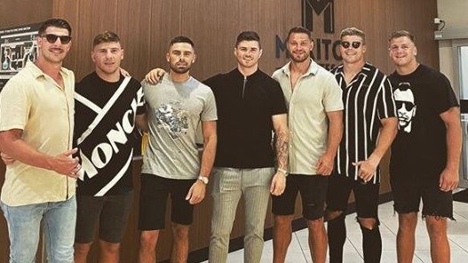 The Raiders players hit Sydney for the weekend. Image: Instagram.