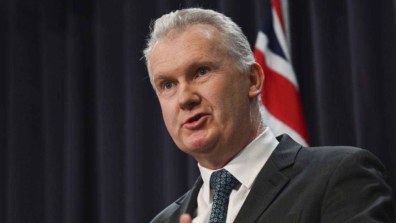 Home Affairs Minister Tony Burke has confirmed three violent offenders staying in Australia on bridging visas will be deported to Nauru. Picture: NewsWire / Martin Ollman