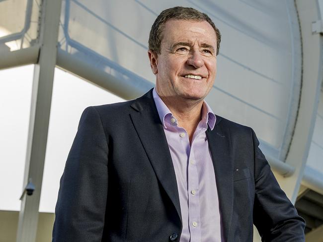 Titans CEO Graham Annesley out the front of CBUS Super Stadium in Robina.  Picture: Jerad Williams