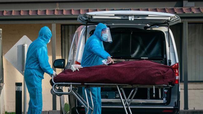 Fifty residents died in the St Basil’s Covid outbreak. Picture: Jason Edwards