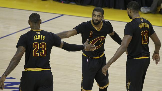 Cleveland Cavaliers guard Kyrie Irving and forward LeBron James starred in Game 5’s win.