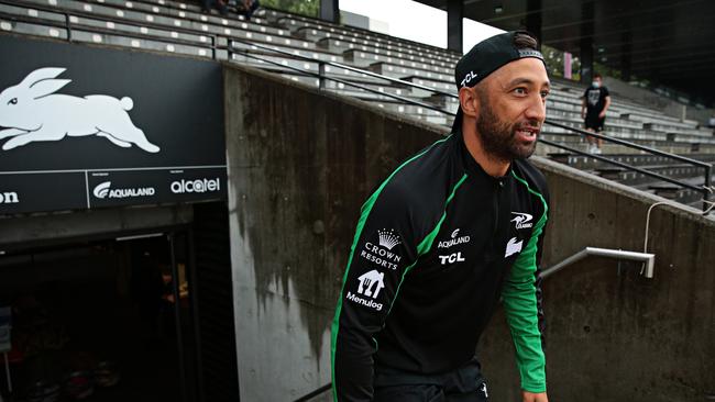 New signing Benji Marshall training with South Sydney at Redfern Oval on the 29th of January. Picture: Adam Yip