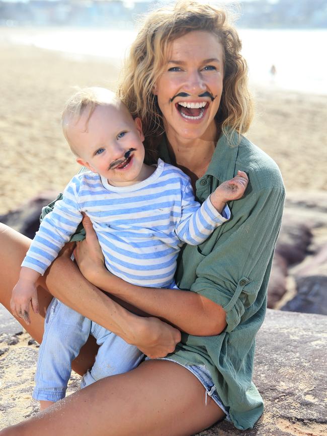 Bondi mother Charlotte Connell has been raising money for Movember for more than five years after her father died of prostate cancer. Picture: Toby Zerna