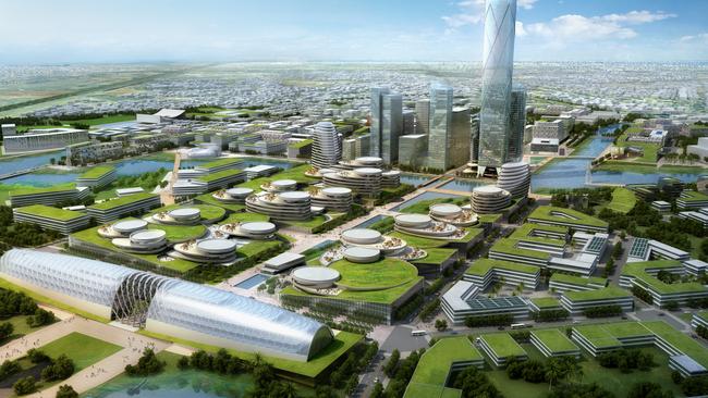 Artist's impression of Australian Education City at East Werribee. Picture: Supplied