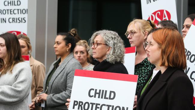 Child protection caseworkers say there is a crisis in child protection. Only one in four kids reported to child protection services as at risk of serious harm (ROSH) are being seen by a child protection caseworker. Picture: Newswire / Gaye Gerard