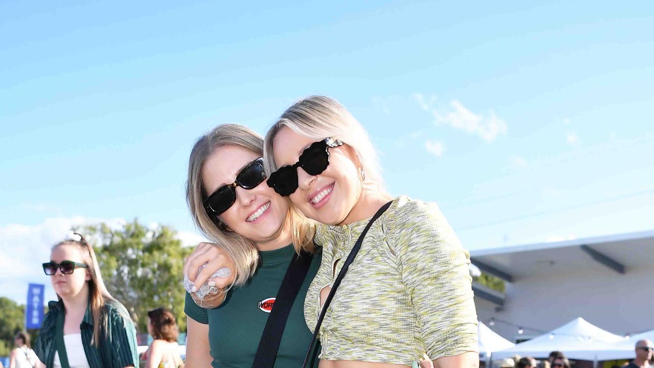 Kristy McLure and Winona Vanderloos at Groovin the Moo, Sunshine Coast 2023. Picture: Patrick Woods.