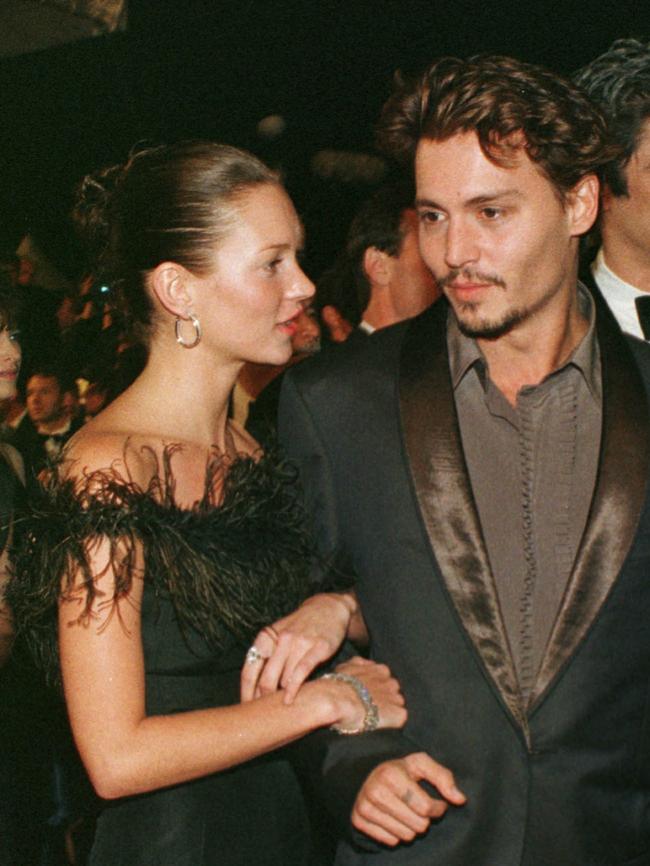 Johnny Depp and Kate Moss dated in the late 90s.