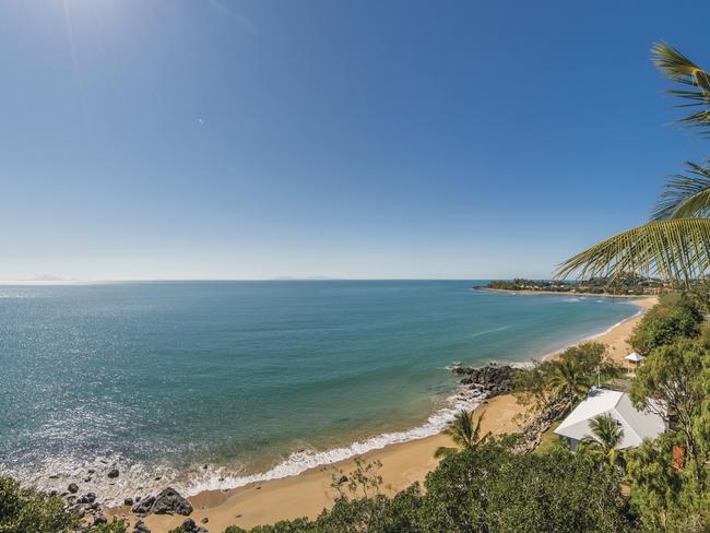 Eimeo Beach, where a teenager died last year from a box jellyfish sting.