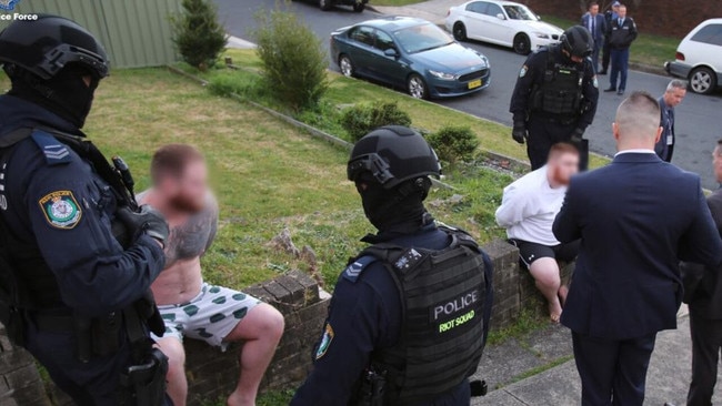 Flinn and Joel Westman were also arrested on Ausust 16, 2019 at their Coniston home. Picture: NSW Police