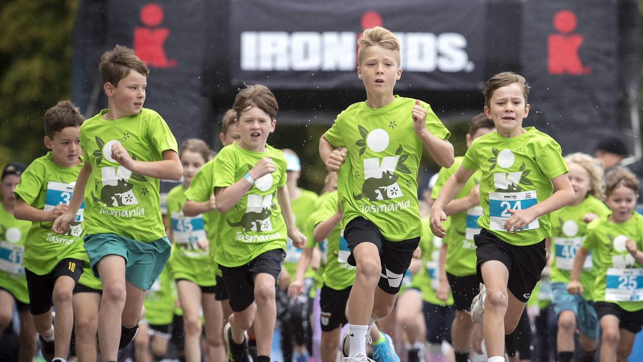 IRONKIDS race at Hobart. Picture: Chris Kidd