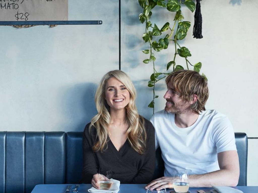 Magdalena Roze with her chef husband Darren Robertson. Picture: Instagram