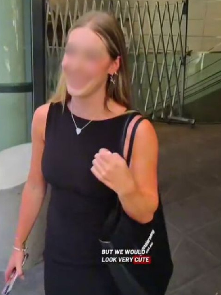 One of the many women that the man has “chatted up” and filmed. Picture: TikTok