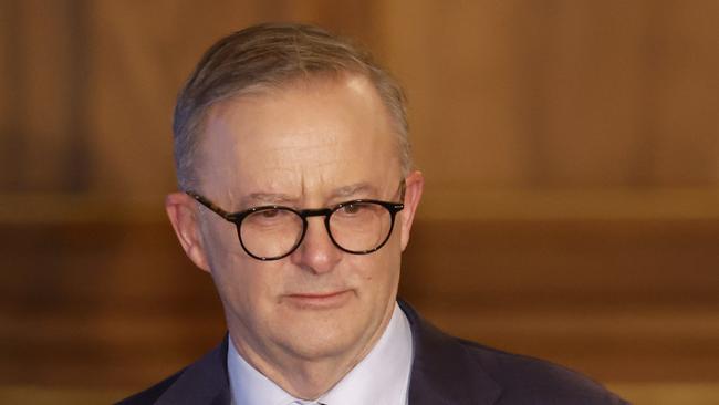 Anthony Albanese in Tokyo on Tuesday. Picture: Getty Images