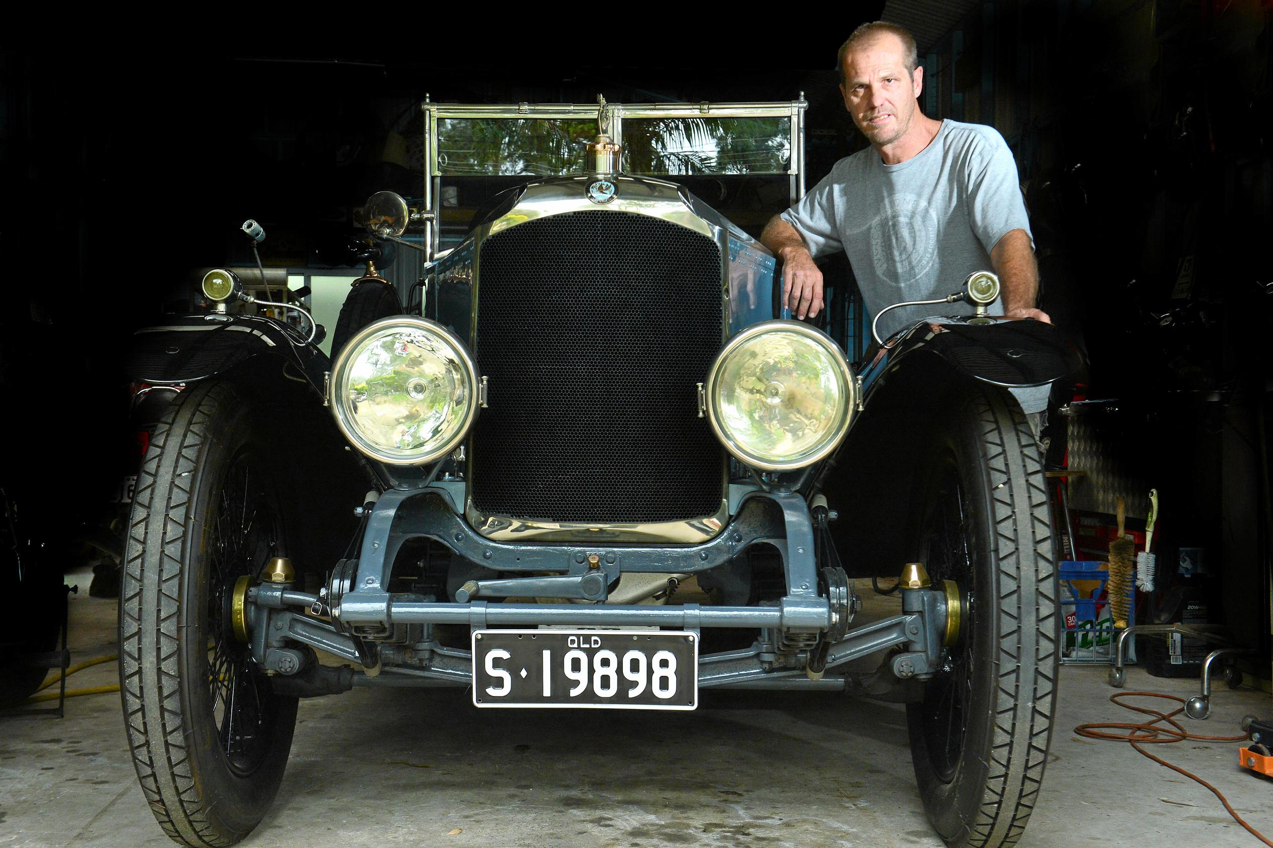 MY RIDE: 1919 D-Type Vauxhall. Owned by Michael Kenward. Picture: John McCutcheon