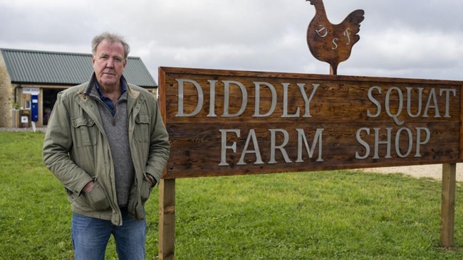 Jeremy Clarksonat his farm Diddly Squat. Picture: Amazon