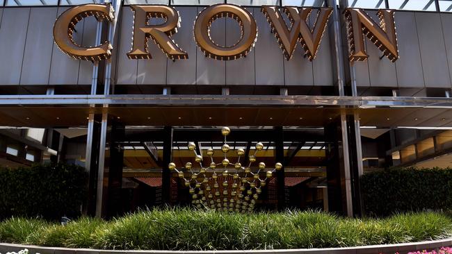 The budget has banked a potential windfall fine set to be levied against Crown Casino after the gaming giant was hit with AUSTRAC charges after alleged anti-money laundering failures. Picture: William West/AFP