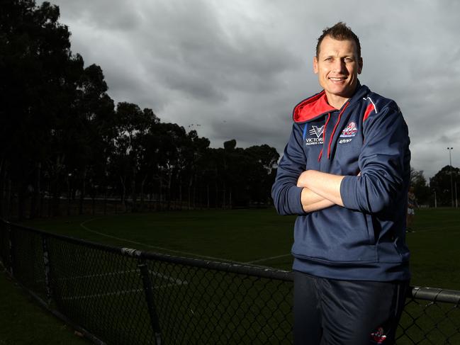 New Footscray Cricket Club coach Allan Wise at Merv Hughes Oval. Picture: Hamish Blair