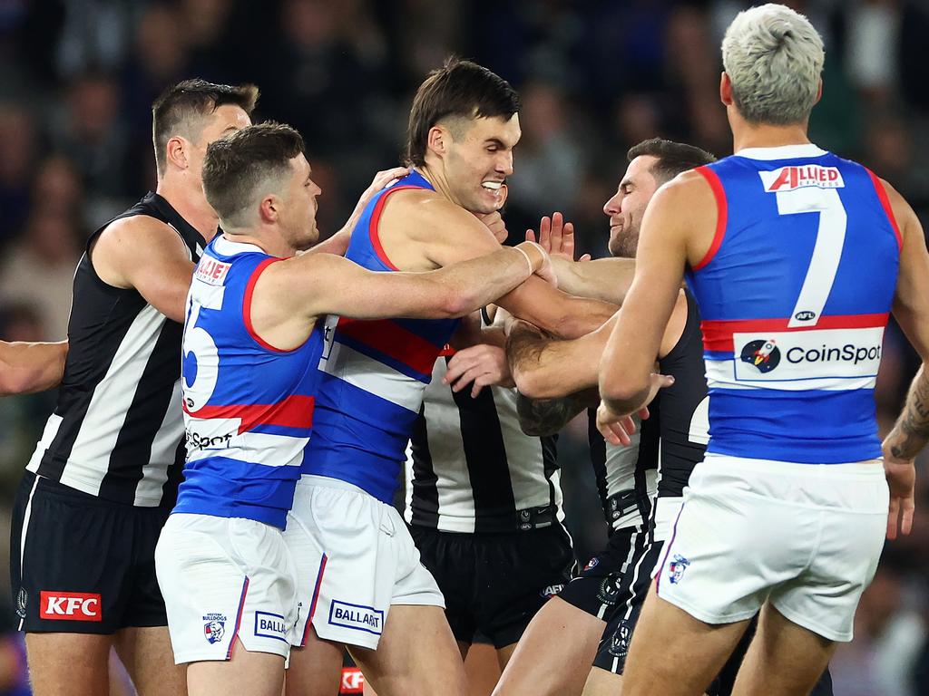 The Bulldogs and Pies will clash at the MCG in round 2. Picture: Getty Images