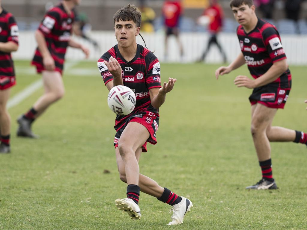 Jacob Robinson took out the Player of the Match award during his side’s 26-22 victory over Dalby. Picture: Kevin Farmer.