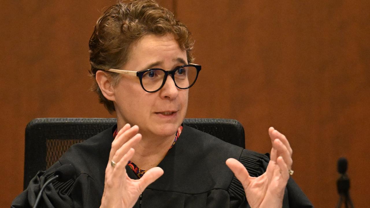Judge Penney Azcarate speaks in the courtroom as jury deliberations continue in the Depp v. Heard trial at the Fairfax County Circuit Courthouse in Fairfax, Virginia. (Photo by JIM WATSON / POOL / AFP)