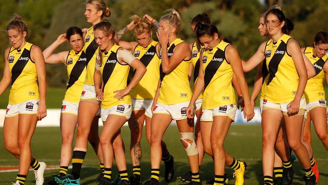 Richmond did not record a win in its debut AFLW season. Picture: Getty Images