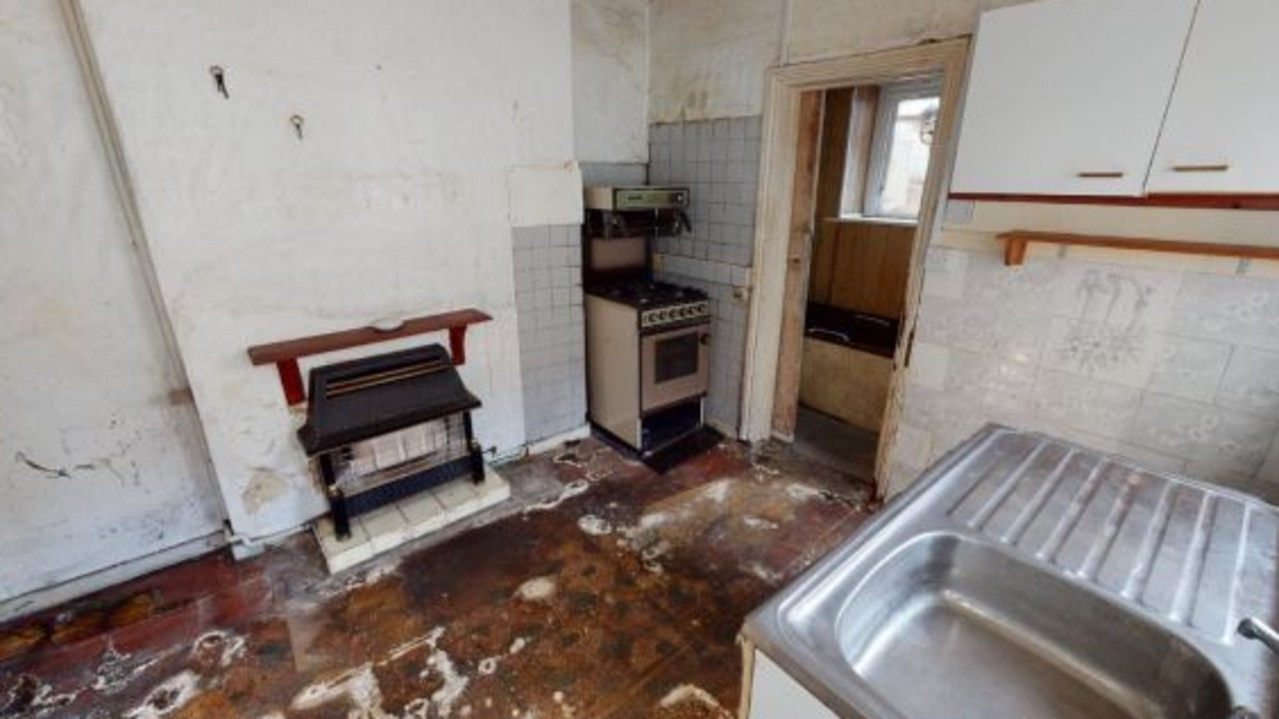 The kitchen is also run down. Picture: Wales News Service/Australscope