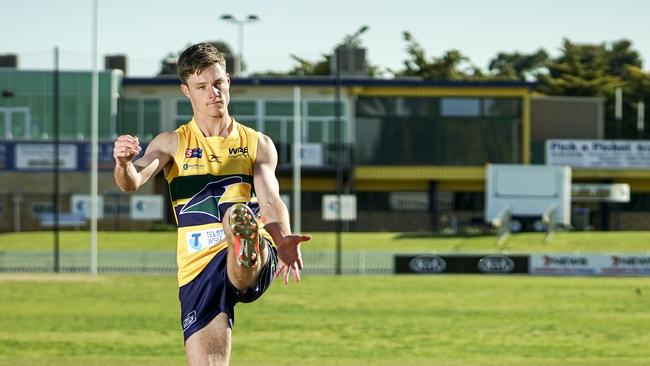 Jacob Wehr has impressed for the Eagles at SANFL level this year. Picture: Mike Burton