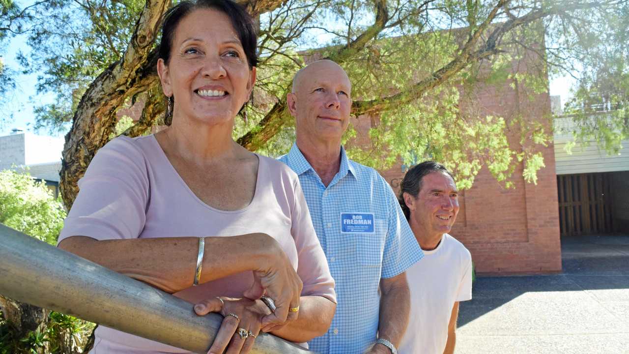 Division 8 candidates Julie Walker, Bob Fredman and Tim Jerome. Picture: sCOTT kOVACEVIC