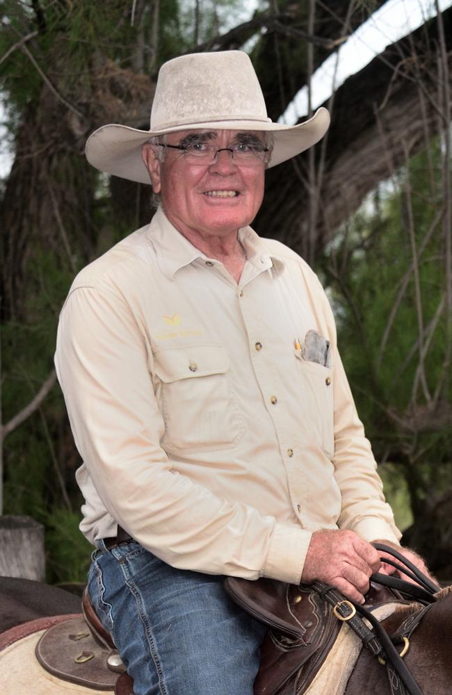 Peter and Jane Hughes on Tierawoomba Station in central Queensland. The Hughes family has built one of the largest privately owned Wagyu beef herds in the world.