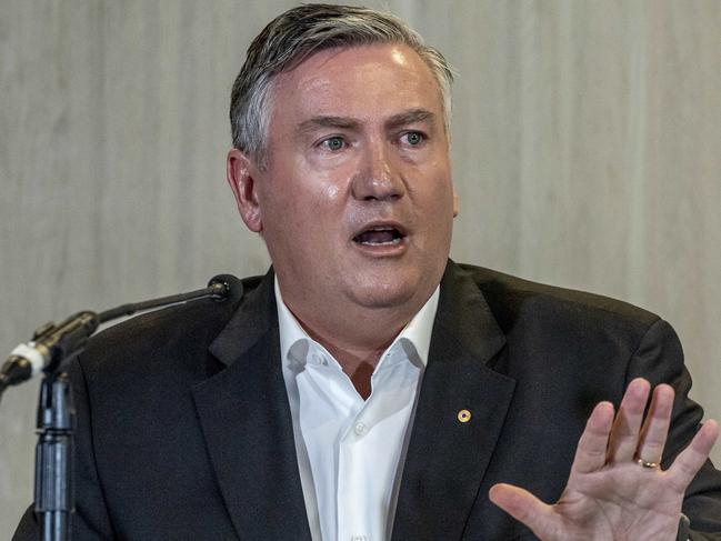 Collingwood President Eddie McGuire. Picture: Jake Nowakowski