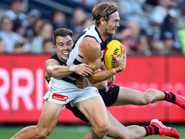 Tom Stewart has added stints in the midfield to his trickbag. Picture: Quinn Rooney/Getty Images