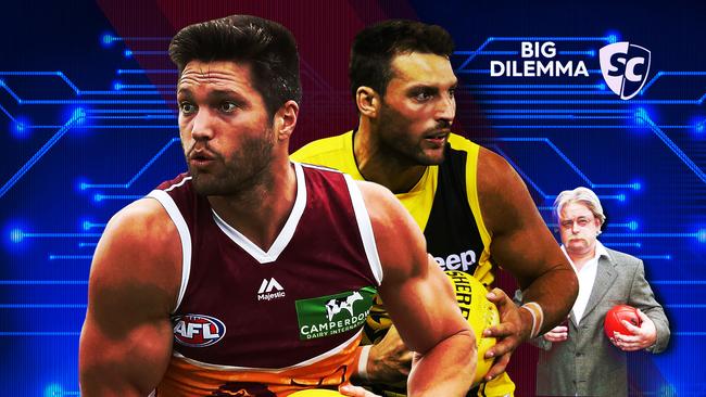 Jock Reynolds' SuperCoach take on Brisbane's Stefan Martin and Richmond's Toby Nankervis.