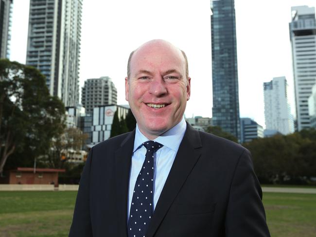 North Sydney MP Trent Zimmerman supports rail. Photo: Adam Ward