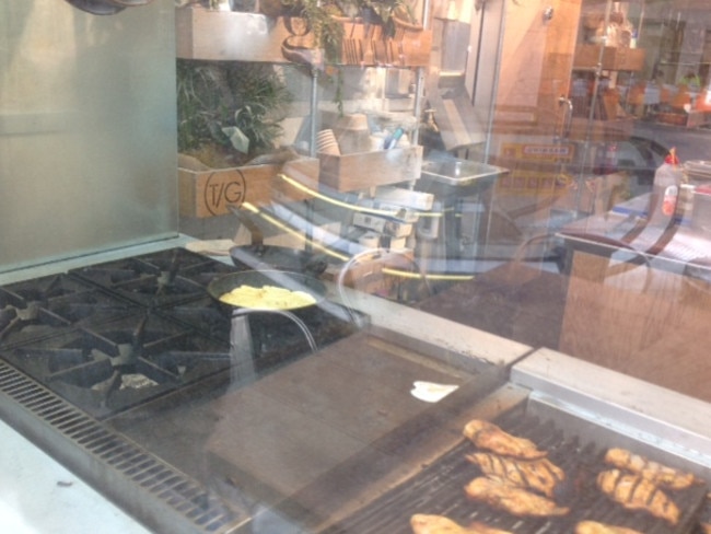 Explosion at Gardens Cafe at 259 George Street, Sydney.