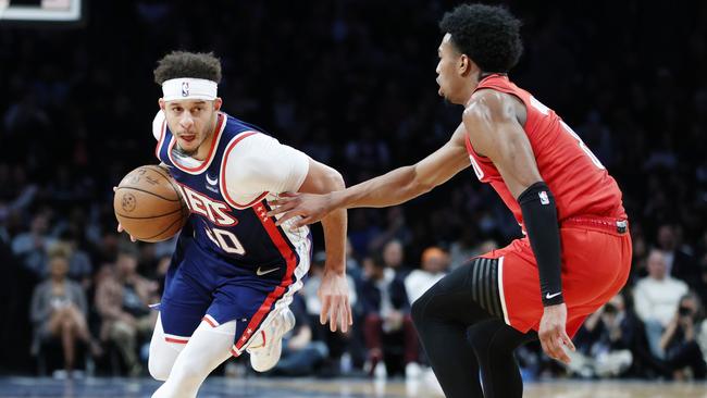 Seth Curry in action for the Brooklyn Nets. Picture: AFP