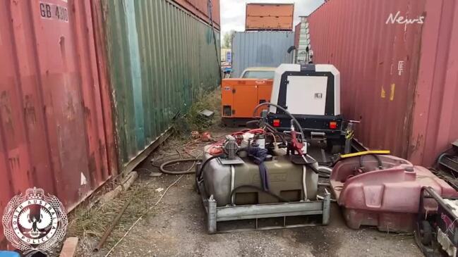 Bizarre haul hidden in 20 shipping containers