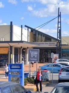 Salamander Bay Shopping Centre. A Sydney case of COVID-19 visited there on July 15. Google street view.