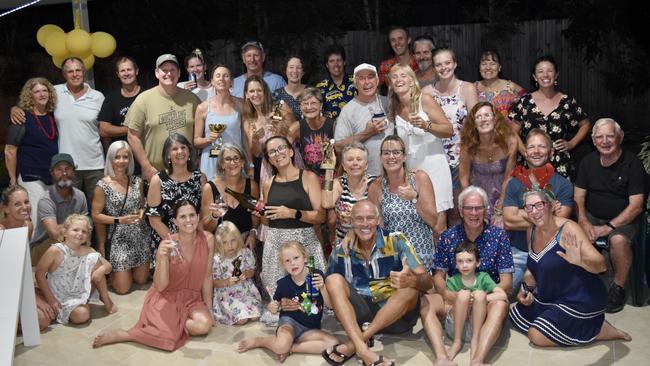 Members of the Whitsunday Running Club celebrated a turbulent year at their Christmas party. Picture: Supplied