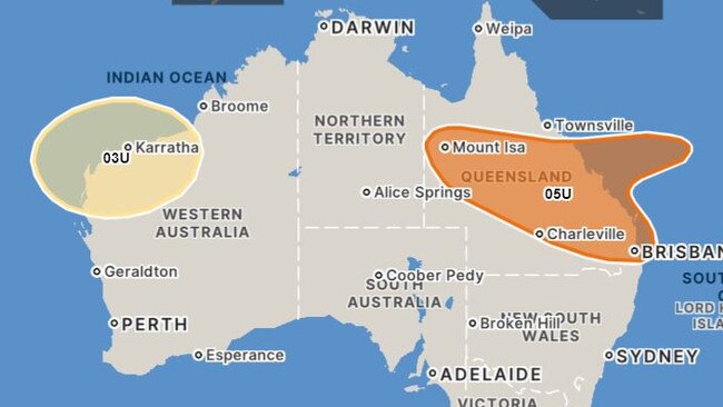 A tropical low will cover most of the state by next Sunday. Picture: BoM