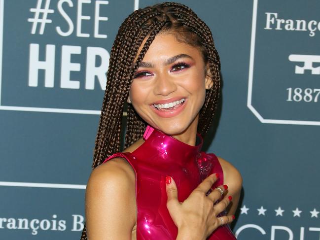 US actress Zendaya arrives for the 25th Annual Critics' Choice Awards at Barker Hangar Santa Monica airport on January 12, 2020 in Santa Monica, California. (Photo by Jean-Baptiste LACROIX / AFP)