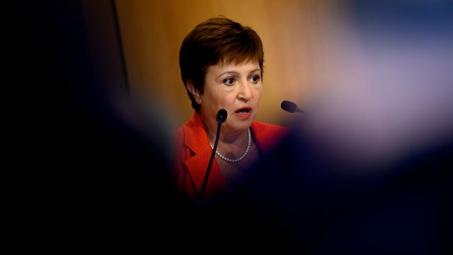 International Monetary Fund managing director Kristalina Georgieva. Picture: AFP