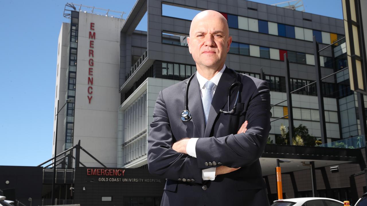 New Chief Health Officer Dr John Gerrard, at Gold Coast University Hospital. Picture: Glenn Hampson