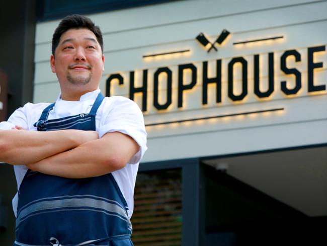 Head chef Scott Kim outside the newly opened Chophouse Parramatta. Pictures: Angelo Velardo